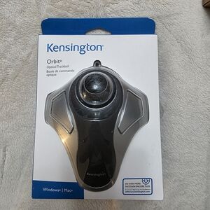 Kensington Orbit Silver and Black Optical Trackball Mouse